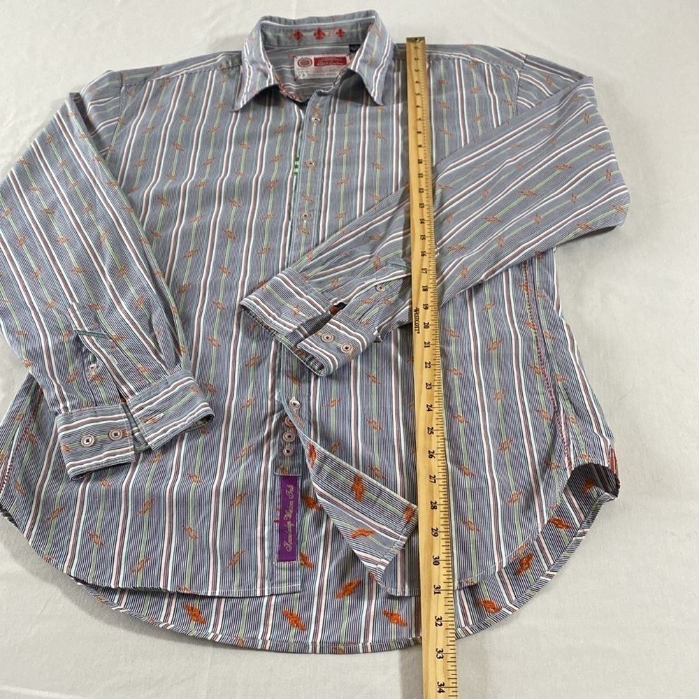 The Robert Graham Long-Sleeve Details Everywhere Freshly Laundered Shirt. S 2XL. - Picture 12 of 17